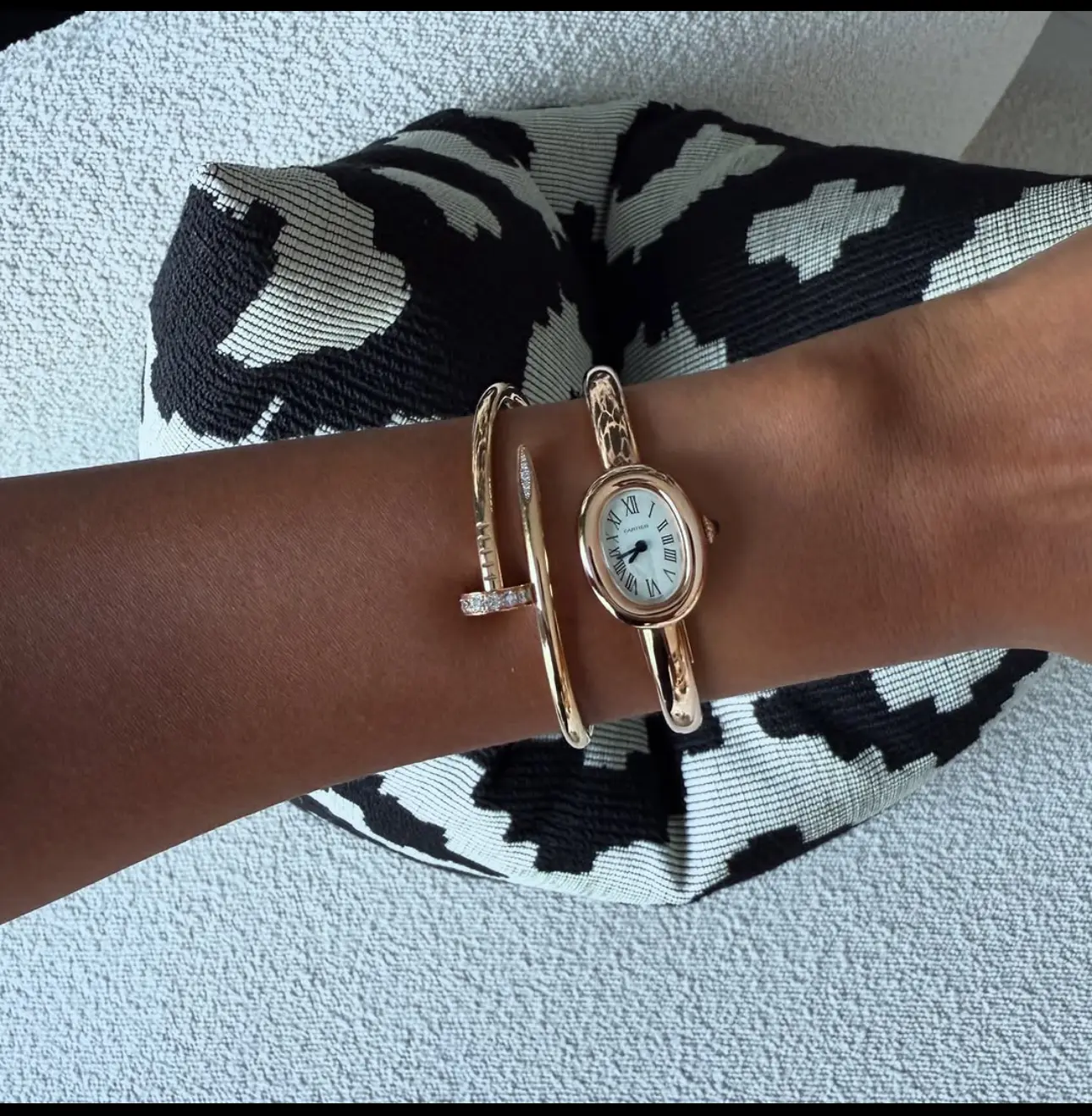 Cartier Baignoire + bracelet Juste un Clou